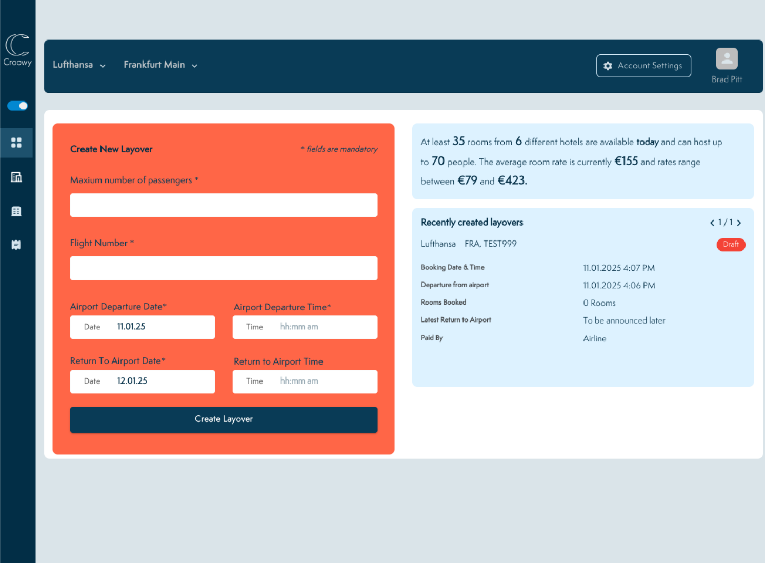 Companion Airline Dashboard